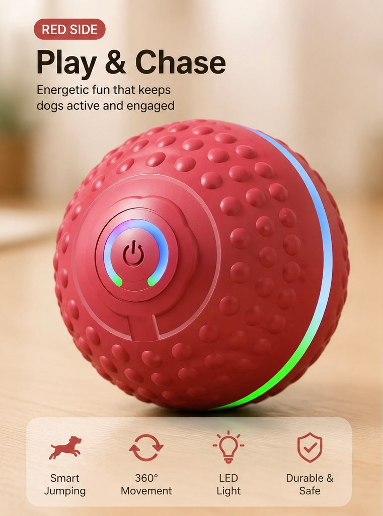 Self-Moving Smart Jumping Ball